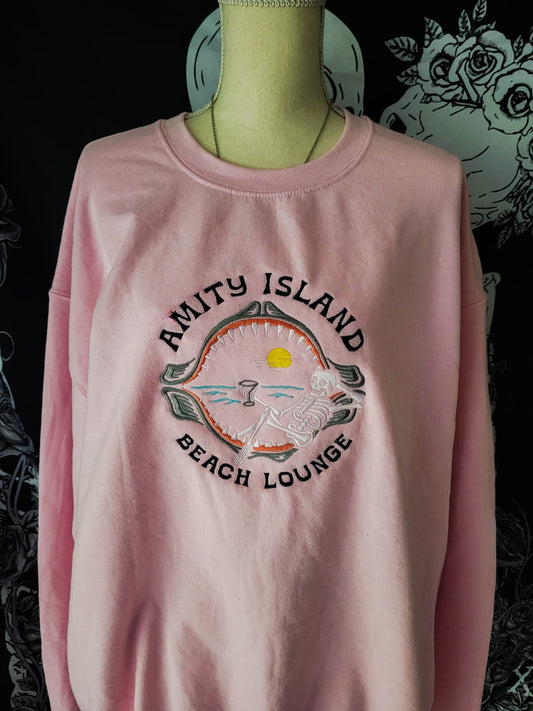 Amity Island Beach Lounge Zip Up Hoodie
