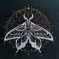 Lunar Moths Zip Up Hoodie