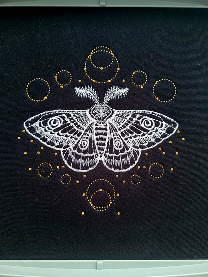 Lunar Moths Zip Up Hoodie