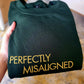 Perfectly Misaligned Hooded Sweatshirt