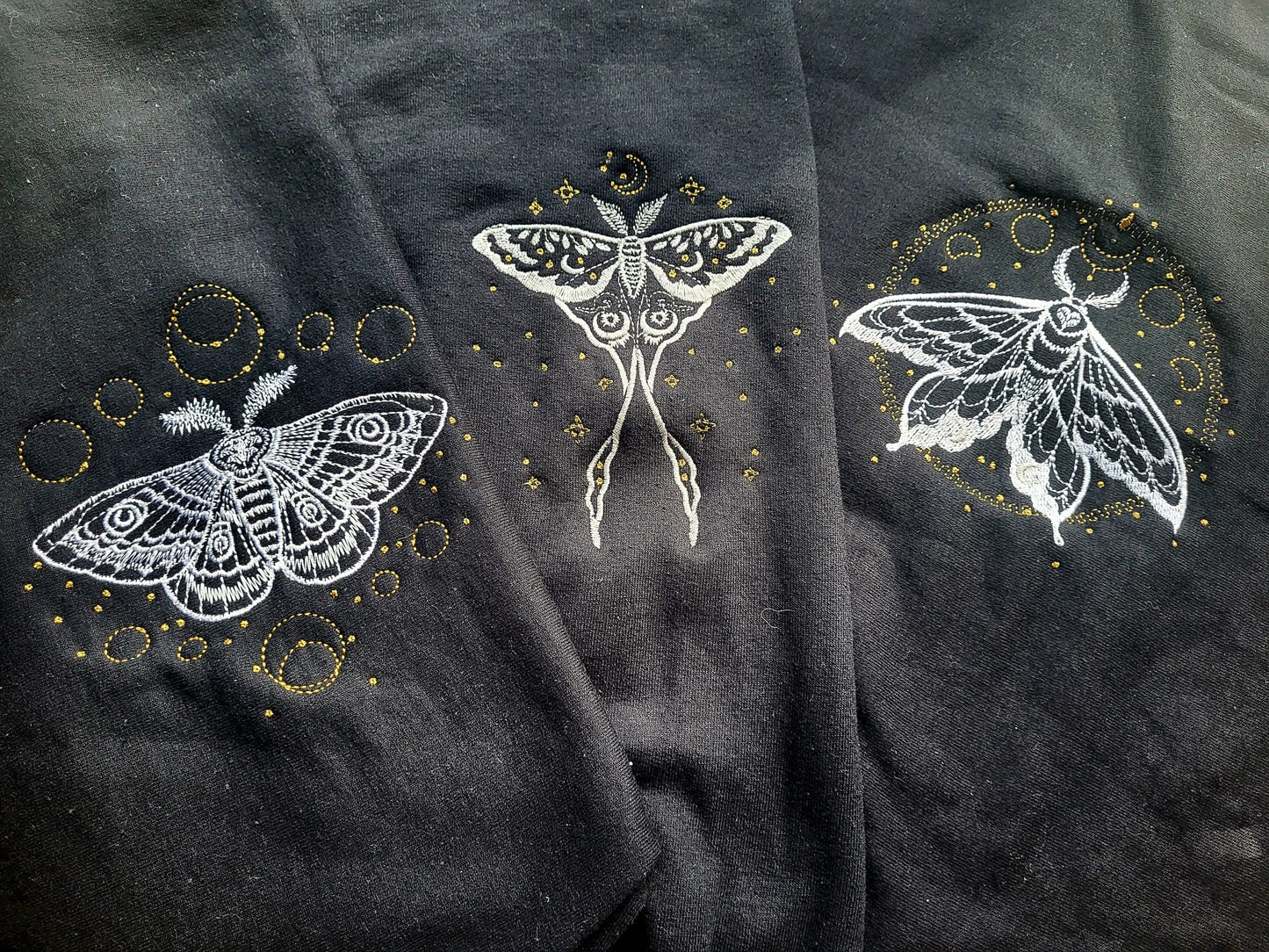 Lunar Moths Zip Up Hoodie