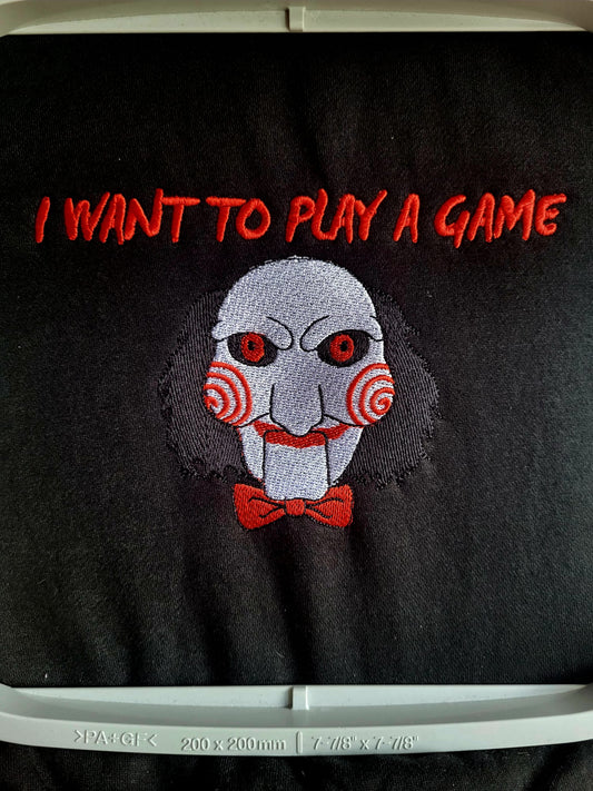 I Want To Play A Game Zip Up Hoodie