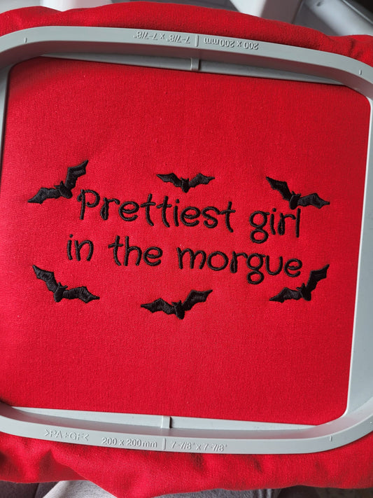 Prettiest Girl In The Morgue Hoodie