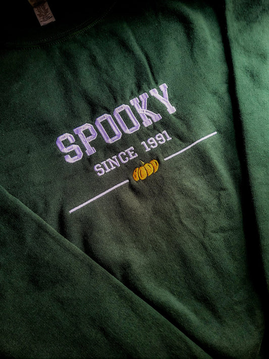 Spooky Since Crewneck Sweatshirt