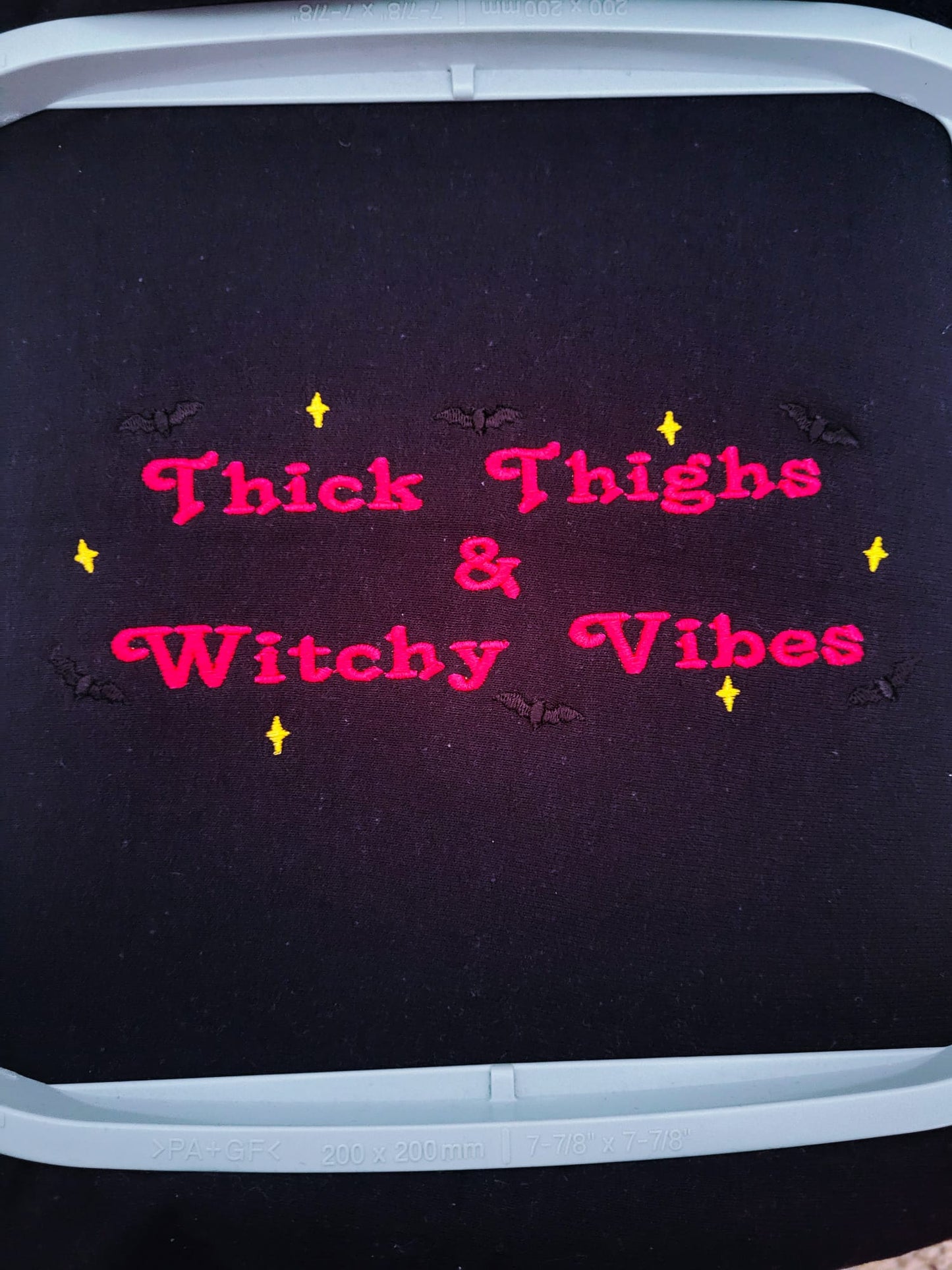 Thick Thighs & Witchy Vibes Hoodie