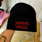 Horror Queen Embroidered Beanie
