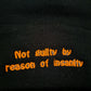Insanity Embroidered Beanie
