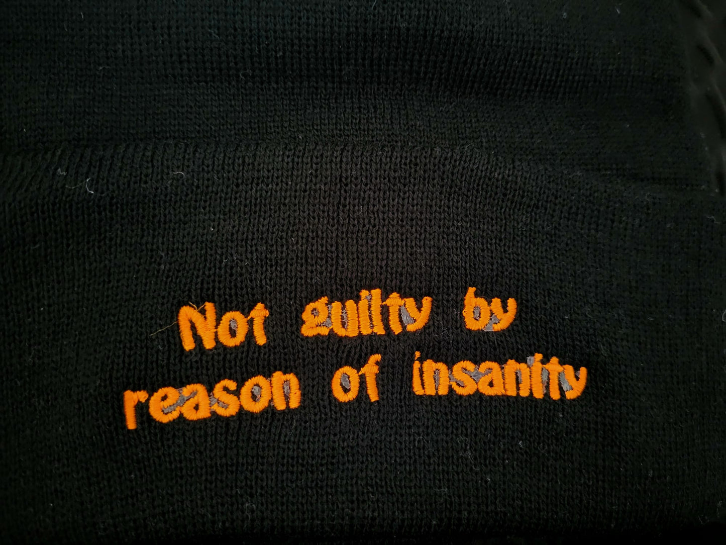 Insanity Embroidered Beanie