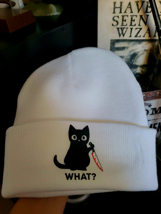 What?  Printed Beanie