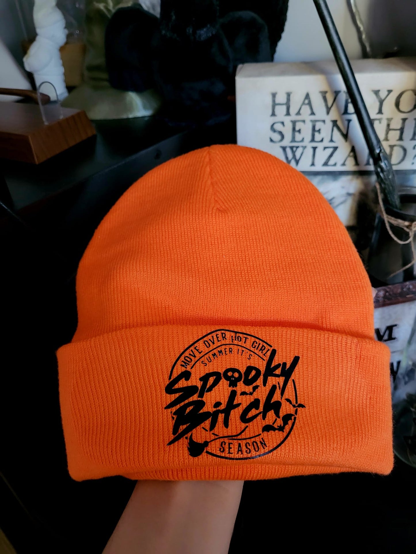 Sinner Beanie mit Stickerei