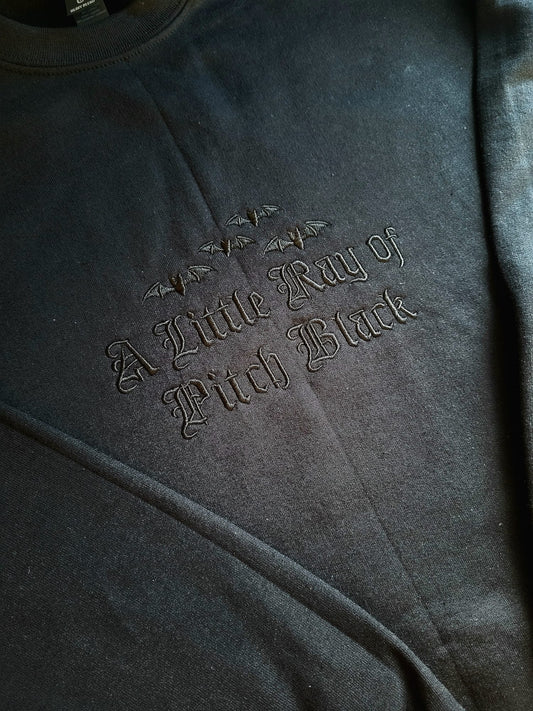 A Little Ray Of Pitch Black Hoodie
