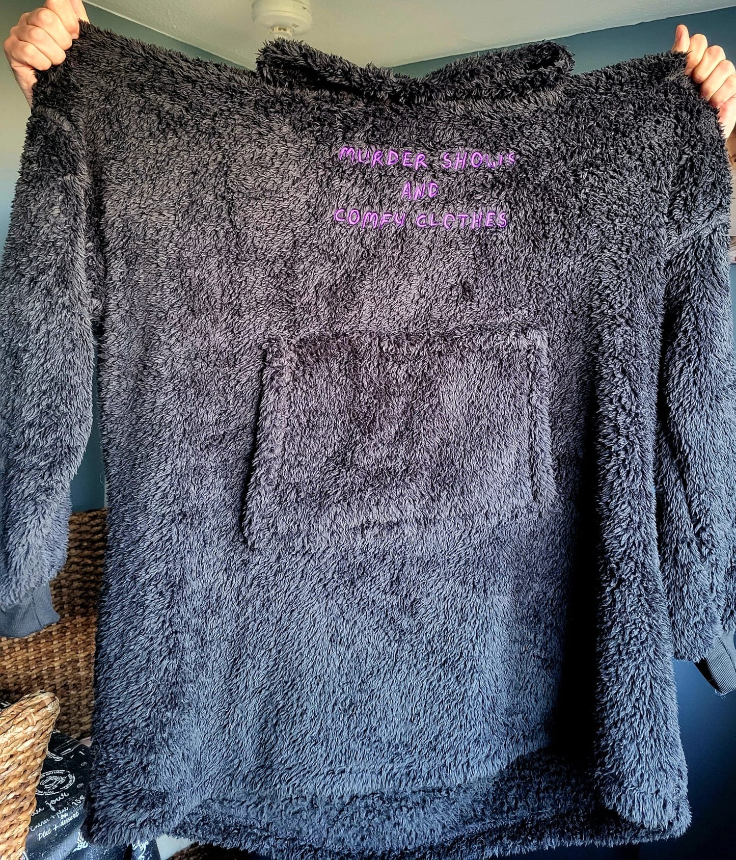 Murder Shows Teddy Bear Fabric Hoodie