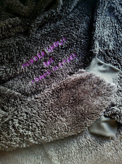 Murder Shows Teddy Bear Fabric Hoodie