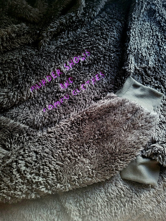 Murder Shows Teddy Bear Fabric Hoodie