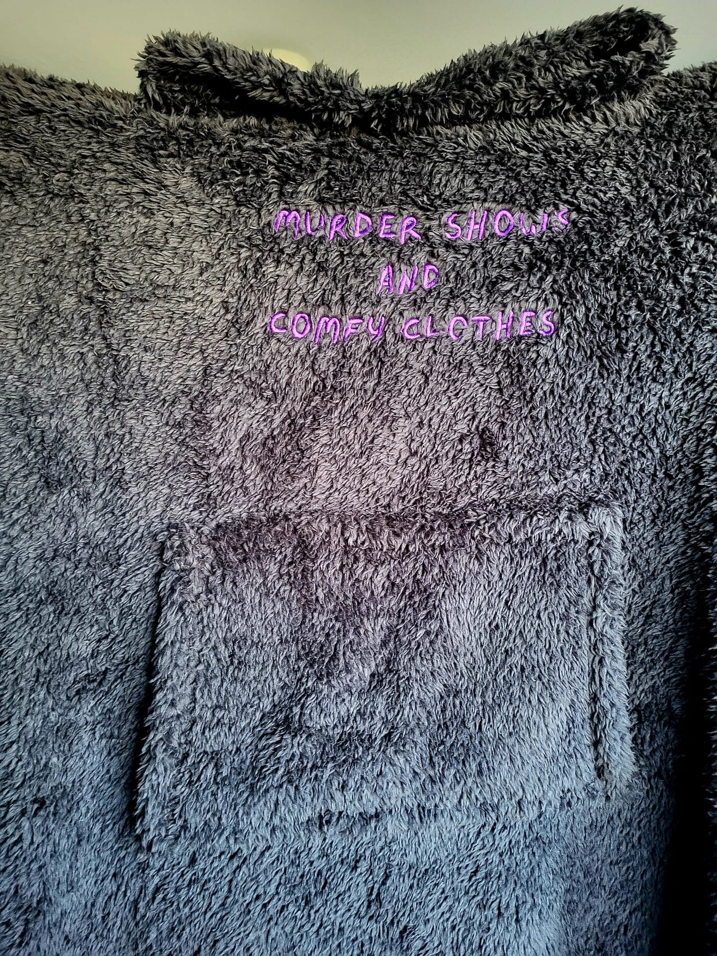 Murder Shows Teddy Bear Fabric Hoodie