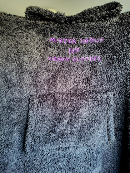 Murder Shows Teddy Bear Fabric Hoodie