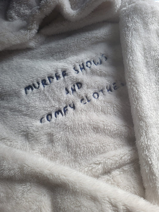 Murder Shows & Comfy Clothes Fluffy Fleece Hoodie