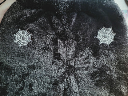 Fluffy Fleece Cobweb Joggers