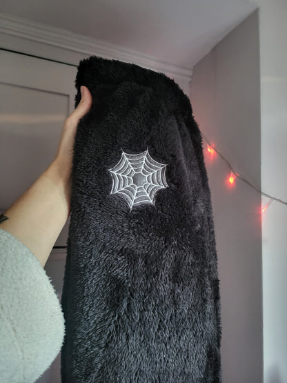 Fluffy Fleece Cobweb Joggers