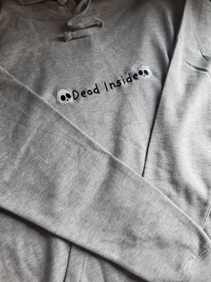Sweatshirt mit Rundhalsausschnitt „Dead Inside“