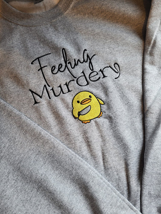 Feeling Murdery Crewneck Sweatshirt