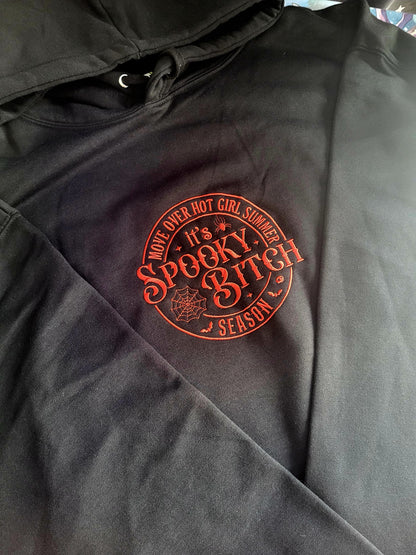Gruselige Hündin Besticktes Sweatshirt