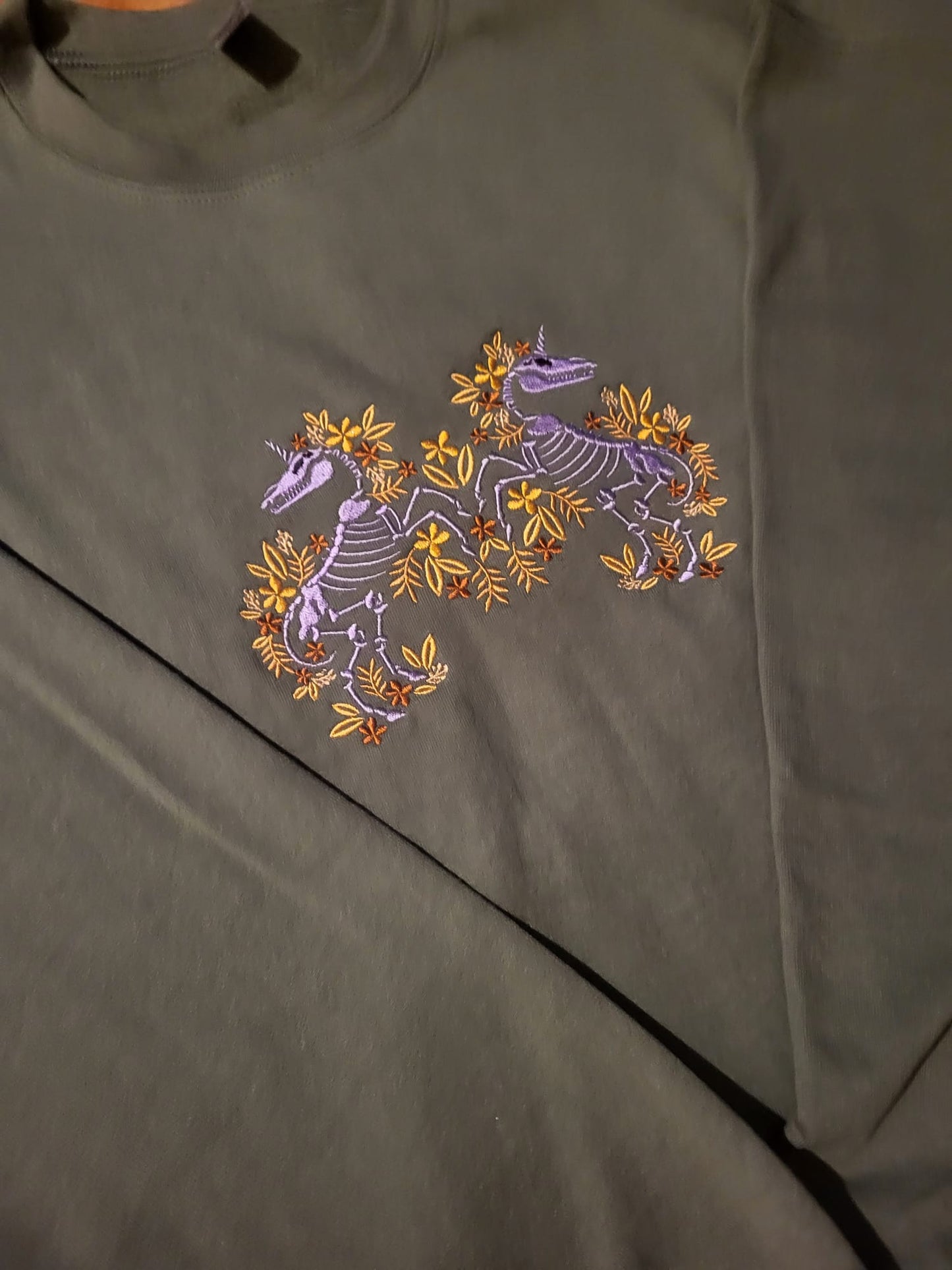 Unicorn Skeleton Crewneck Sweatshirt