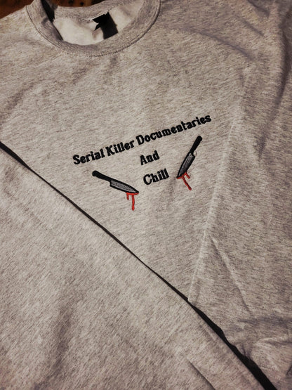 Serienmörder-Dokumentationen und Chill Kapuzenpullover