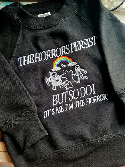 Das Horrors Persist Rundhals-Sweatshirt