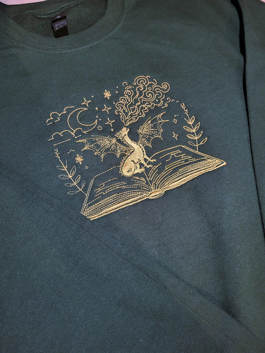 Book Dragon Sweatshirt