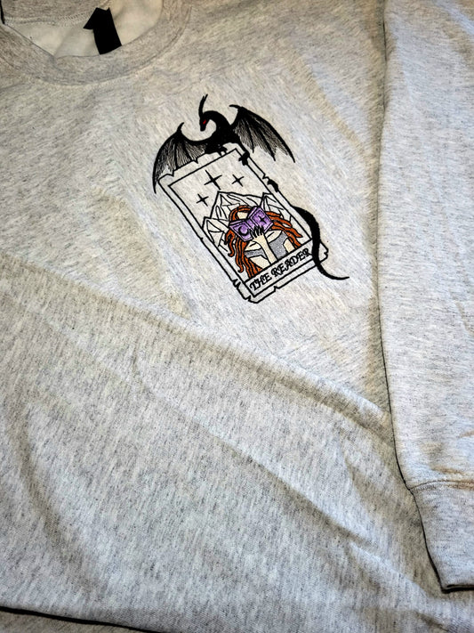 The Reader Tarot Card Dragon Hoodie