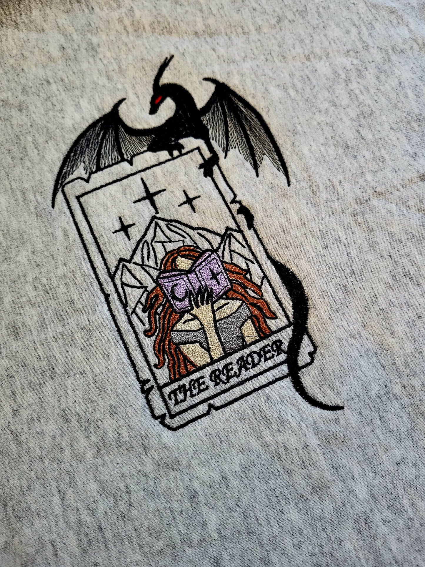 The Reader Tarot Card Dragon Hoodie