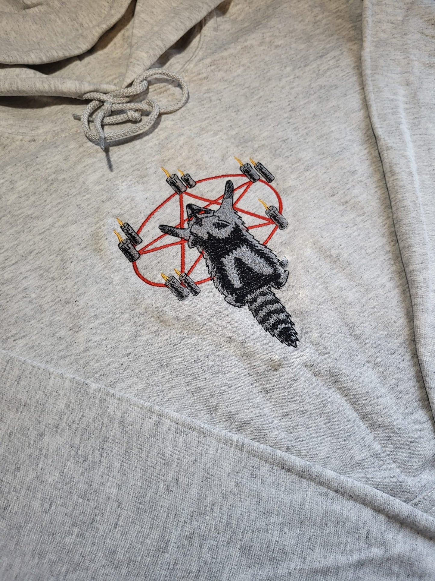 Pentagram Racoon Hoodie