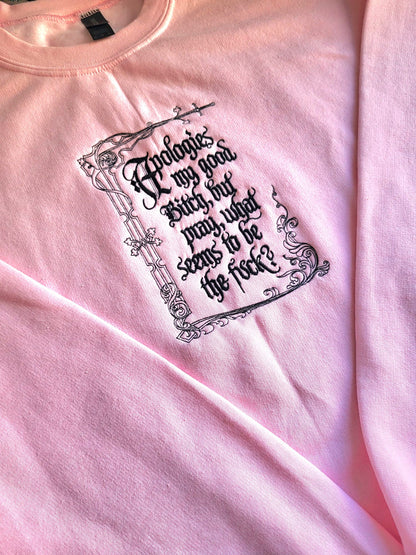 Apologies Hoodie