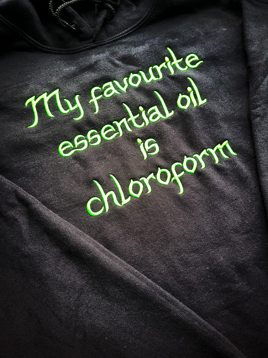 My favourite Essential oil is chloroform Hoodie