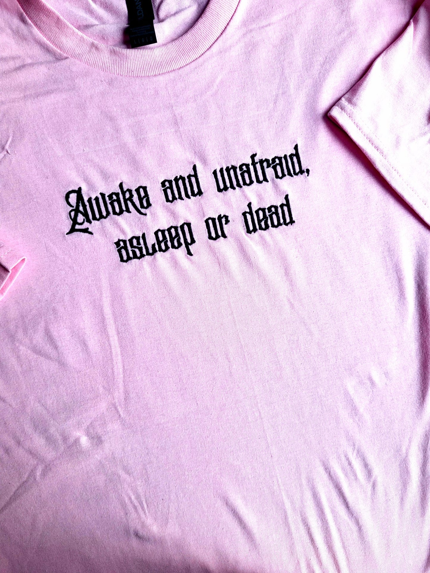 Awake And Unafraid, Asleep Or Dead T-Shirt