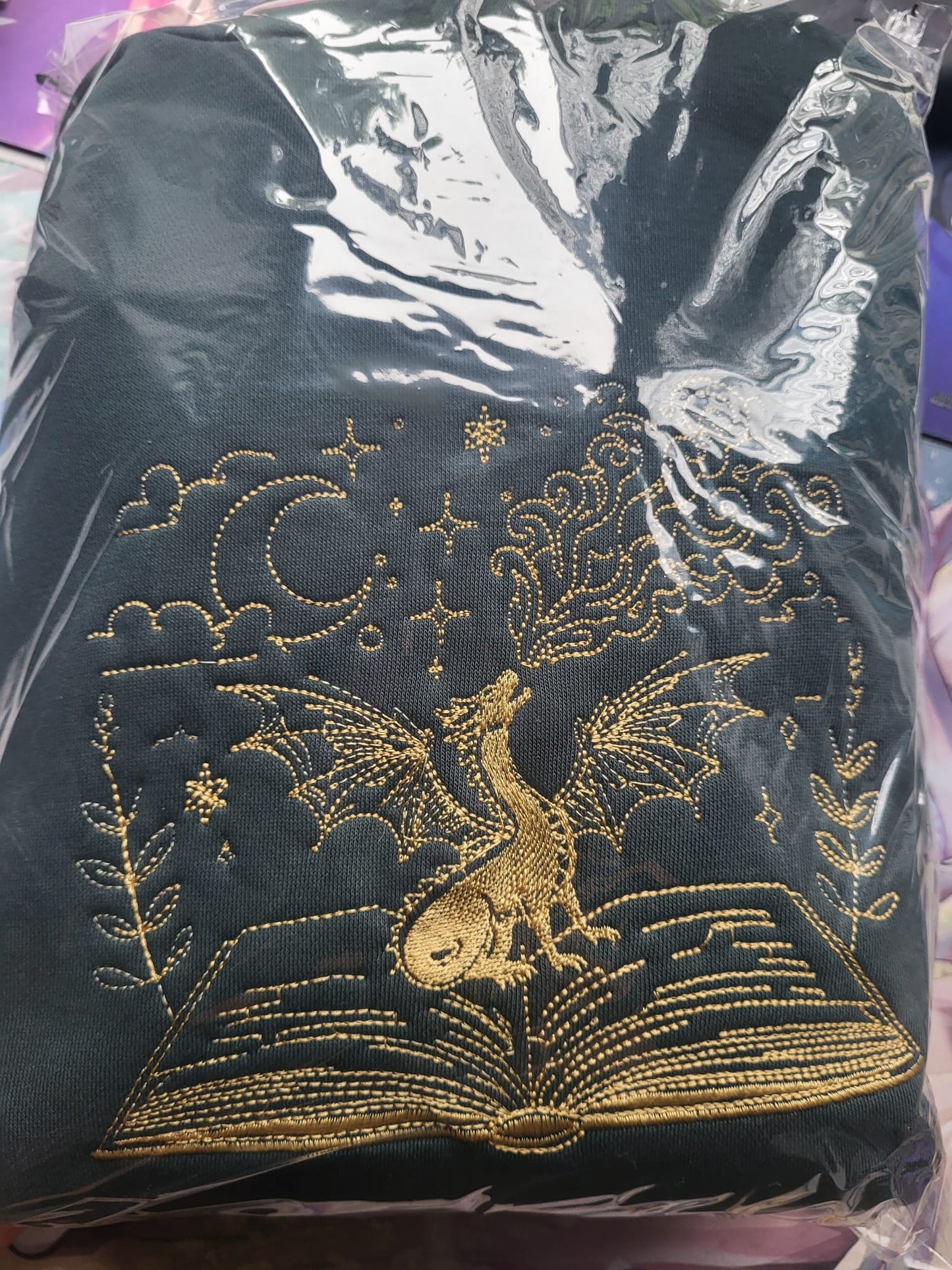 Book Dragon Vintage Hoodie
