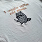 Customisable Racoon Unisex Heavy T-Shirt