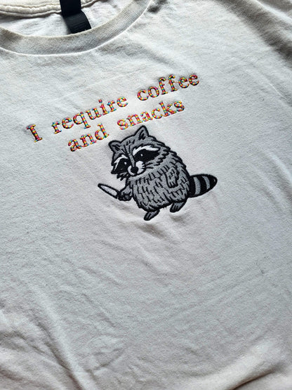 Customisable Racoon Unisex Heavy T-Shirt