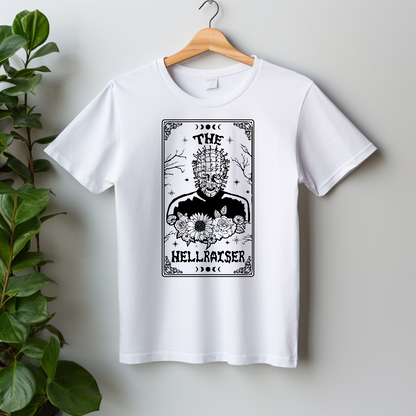 T-Shirt mit Tarotkarten-Aufdruck „The Hellraiser“