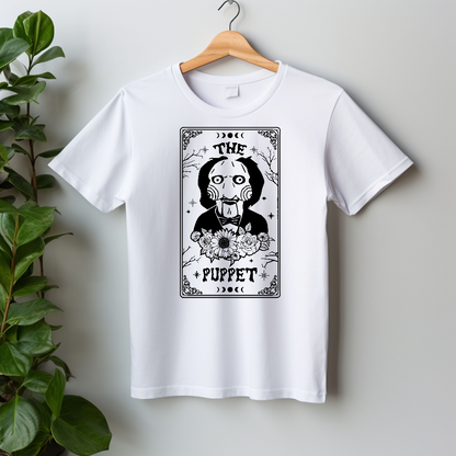 T-Shirt mit Tarotkarten-Aufdruck „The Puppet“