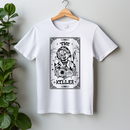 The Killer Tarot Card Printed Tee