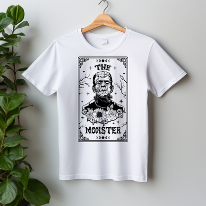The Monster Tarot Card Printed Tee