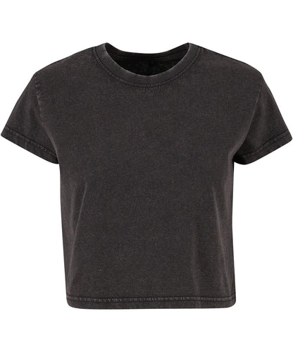 Pull My Hair Embroidered Vintage Cropped Tee