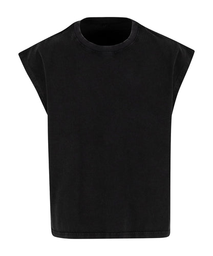 Vintage Cropped heavy Sleeveless Tee