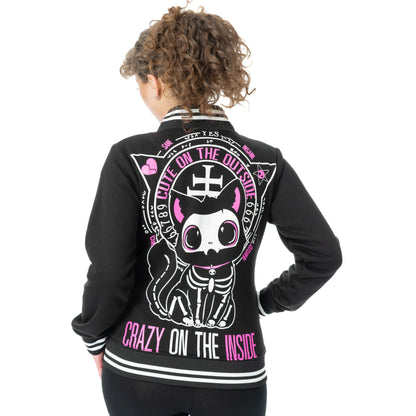 Crazy On The Inside Varsity Jacket