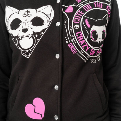 Crazy On The Inside Varsity Jacket