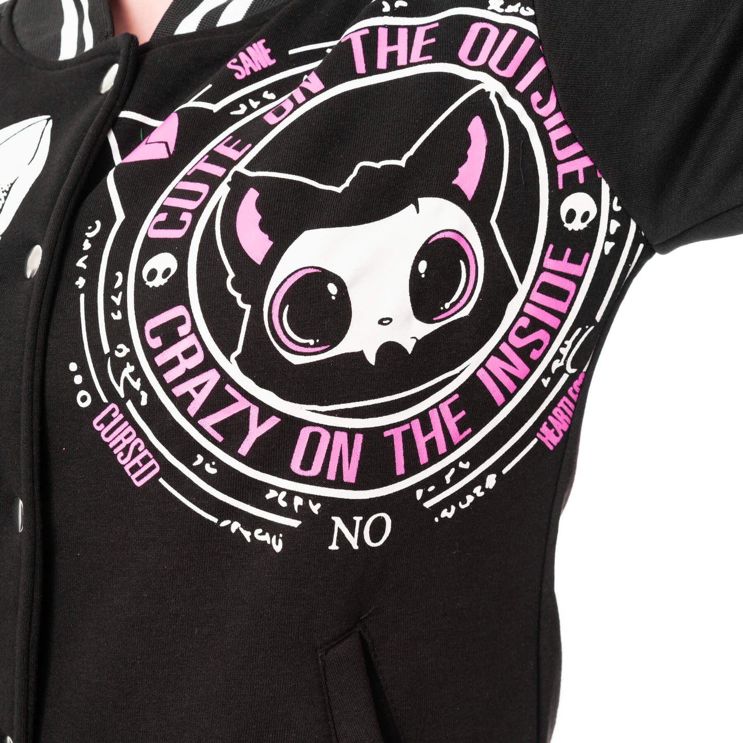 Crazy On The Inside Varsity Jacket