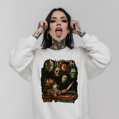 What Is Your Creepiest Nightmare Printed Sweatshirt