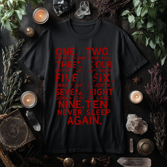 Never Sleep Again Printed Tee